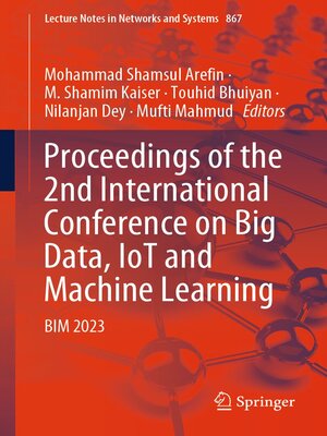 cover image of Proceedings of the 2nd International Conference on Big Data, IoT and Machine Learning